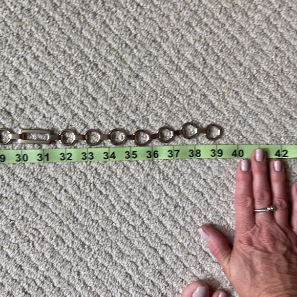 Modern Silver Chain Belt - Picture 3 of 3